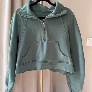 lululemon athletica Teal Half-Zip Hoodie